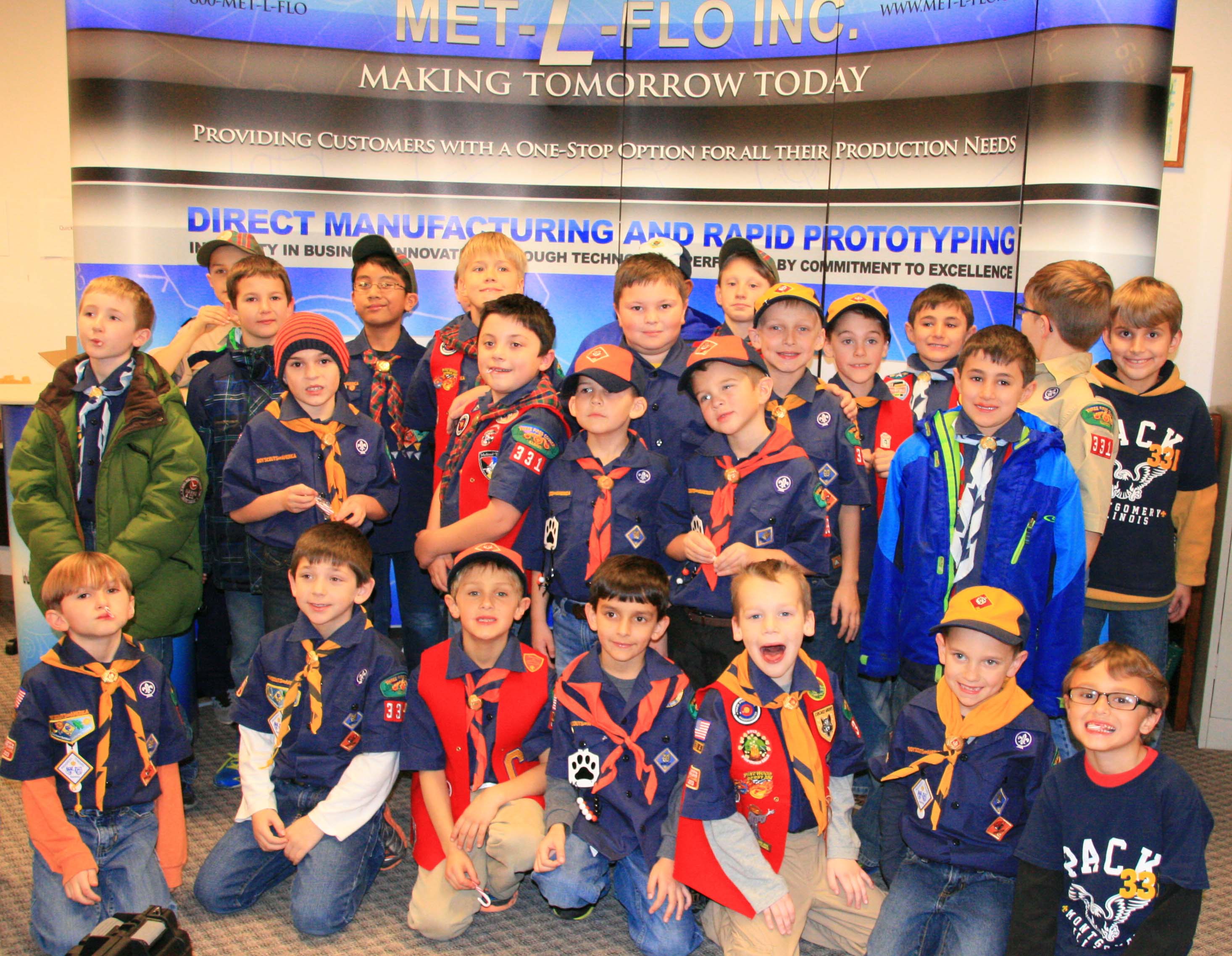 Boy Scouts Pack 331 12-5-14 MLF tour